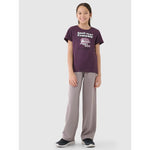 4F Girls' regular-fit printed T-shirt gyerek póló 4FJRSS25TTSHF2585-50S
