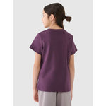 4F Girls' regular-fit printed T-shirt gyerek póló 4FJRSS25TTSHF2585-50S