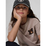 4F Girls' regular printed T-shirt gyerek póló 4FJKAW26TTSHF4424-83S
