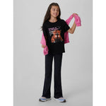4F Girls' regular printed T-shirt gyerek póló 4FJKAW26TTSHF4429-20S