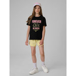 4F Girls' regular printed T-shirt gyerek póló 4FJRAW26TTSHF4240-20S