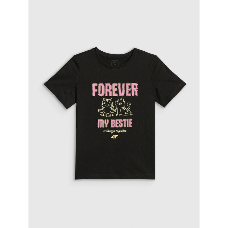 4F Girls' regular printed T-shirt gyerek póló 4FJRAW26TTSHF4240-20S