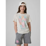 4F Girls' regular printed T-shirt gyerek póló 4FJRAW26TTSHF4325-11S
