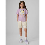 4F Girls' regular printed T-shirt gyerek póló 4FJRAW26TTSHF4326-052S