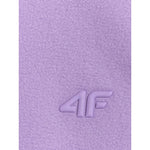 4F Girls’ Slim-Fit Fleece with Stand-Up Collar gyerek dzseki