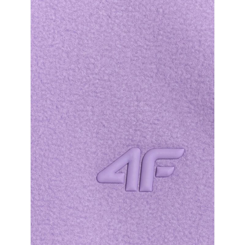 4F Girls’ Slim-Fit Fleece with Stand-Up Collar gyerek dzseki