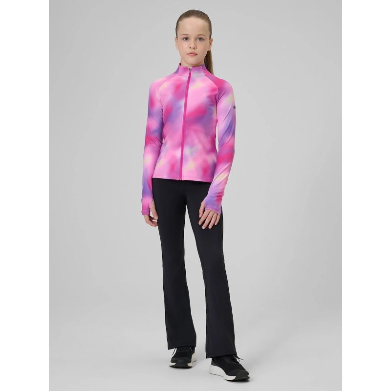 4F Girls' slim sports sweatshirt without hood 158/164 gyerek pulóver 4FJRSS26TFSWF0988-90A
