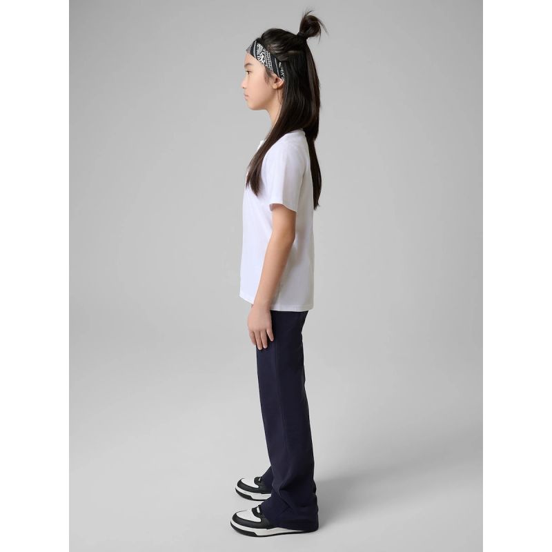 Girls' sweatpants with flared legs 4F gyerek