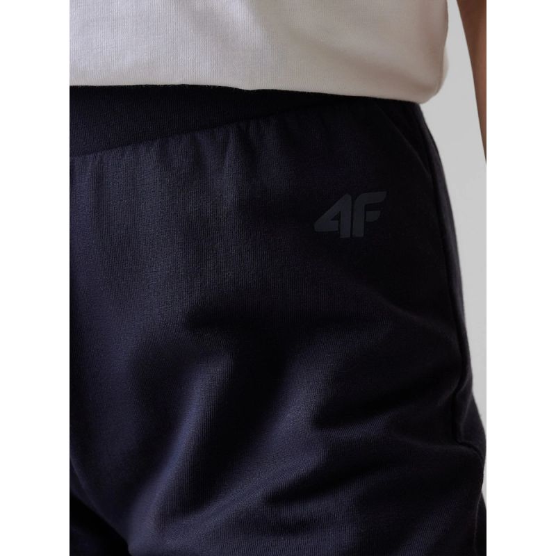 Girls' sweatpants with flared legs 4F gyerek