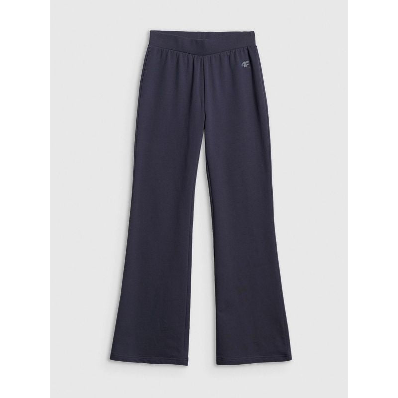 Girls' sweatpants with flared legs 4F gyerek