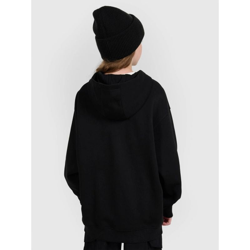 Girls' sweatshirt with a hood, 4F Női 4FJRAW25TSWSF2516-20S
