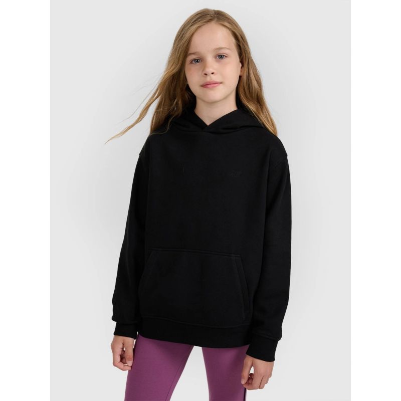 Girls' sweatshirt with hood, open, 4F Női kapucnis pulóver 4FJWMM00TSWSF1862-20S