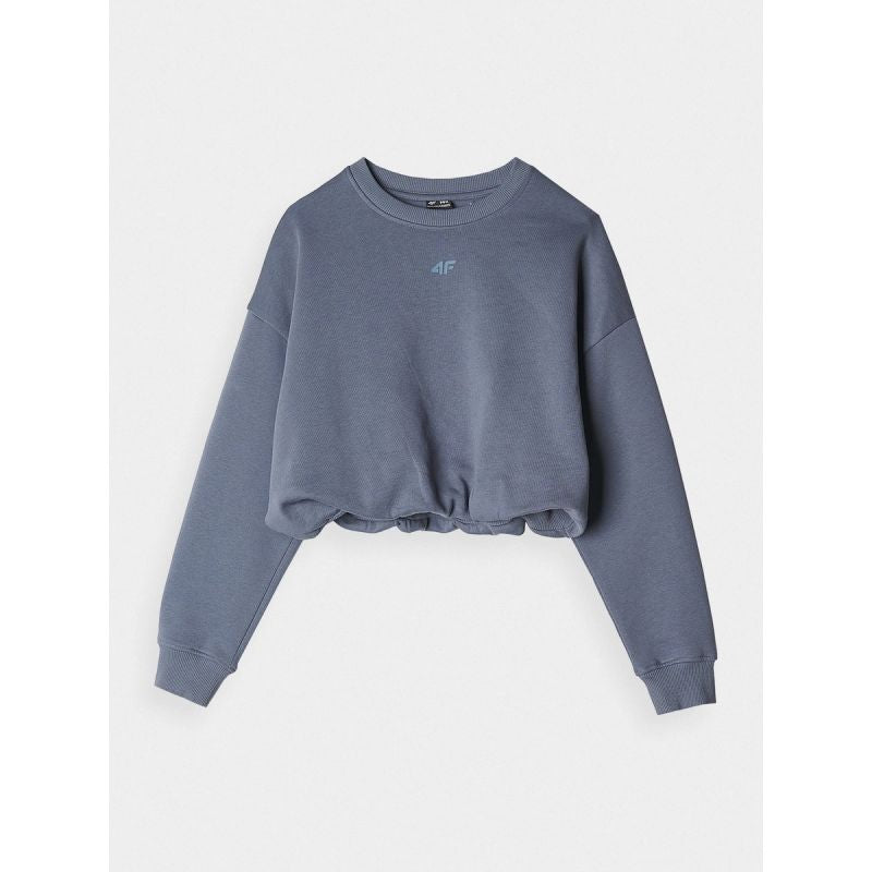 Girls' sweatshirt without a hood, 4F 4FJRSS24TSWSF1331-32S gyerek kapucnis pulóver