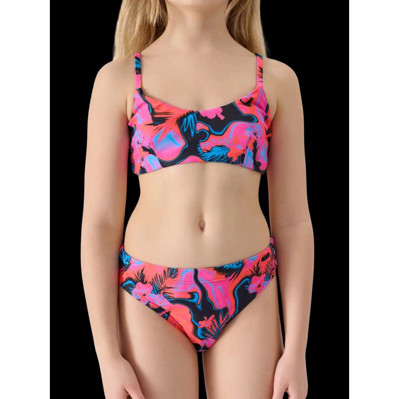 4f Girls' two-piece swimsuit JUNIOR Kiegészítő Női, gyerek 4FJWSS25UBKSF046-90A