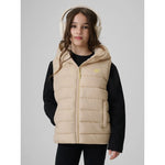 4F Girls' vest with synthetic filling gyerek mellény 4FJRSS26TVJAF396-83S