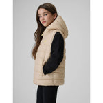 4F Girls' vest with synthetic filling gyerek mellény 4FJRSS26TVJAF396-83S