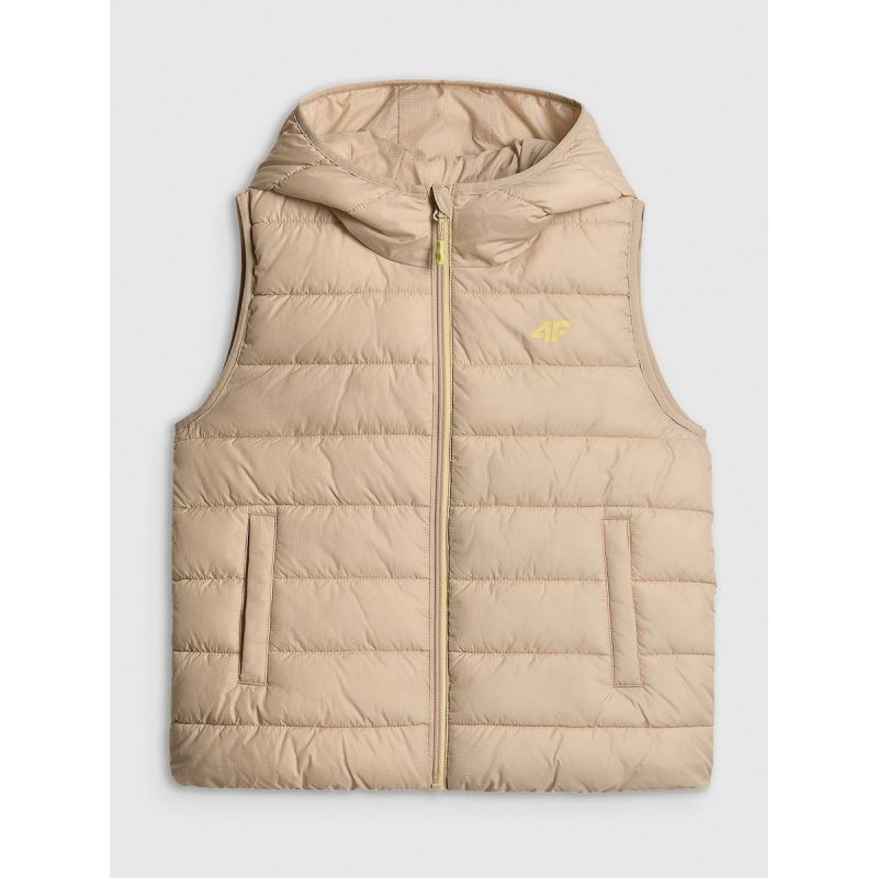 4F Girls' vest with synthetic filling gyerek mellény 4FJRSS26TVJAF396-83S