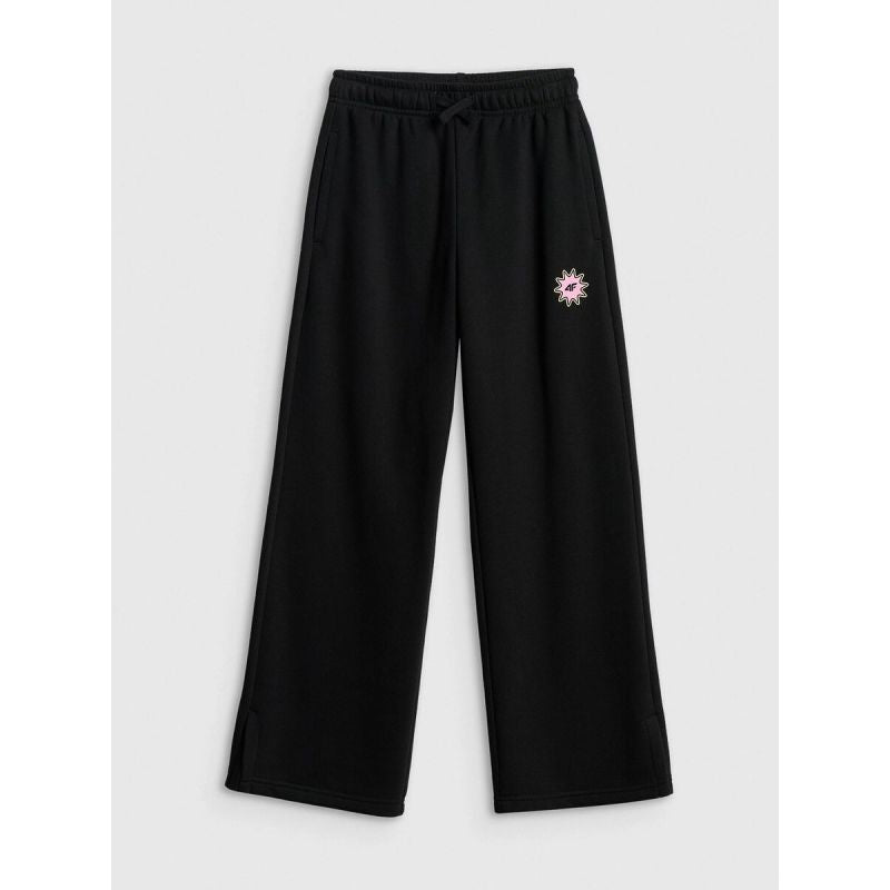 Girls' wide-leg sweatpants 4F gyerek