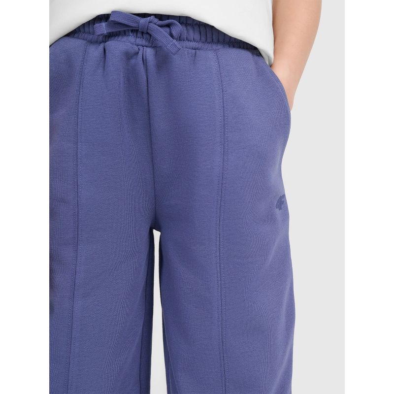 4F Girls' wide-leg sweatpants nadrág gyerek 4FJRAW25TTROF1598-33S
