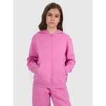 4F Girls’ Zip-Up Hooded Sweatshirt gyerek kapucnis pulóver