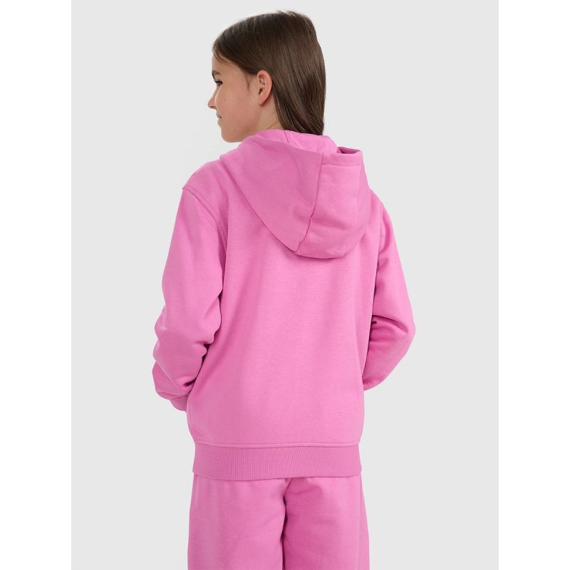 4F Girls’ Zip-Up Hooded Sweatshirt gyerek kapucnis pulóver
