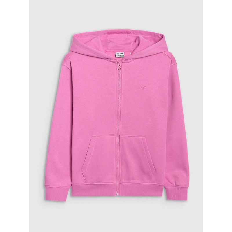 4F Girls’ Zip-Up Hooded Sweatshirt gyerek kapucnis pulóver
