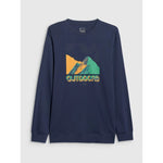 Longsleeve with print for men 4F 4FRAW25TLONM618-31S férfi hosszú ujjú póló