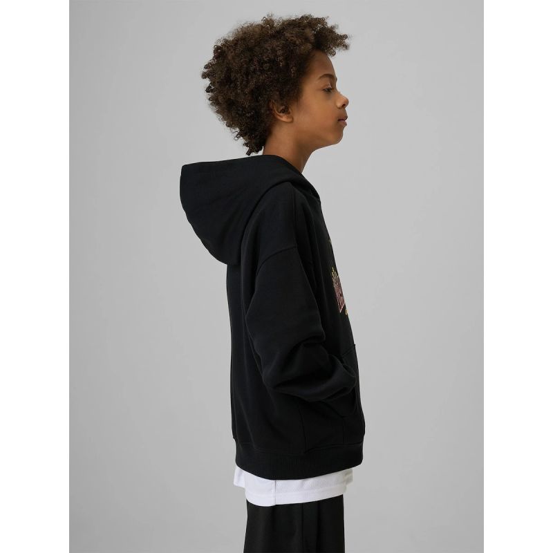 4F Loose-Fit Boys’ Hooded Sweatshirt 158/164 gyerek kapucnis pulóver 4FJRAW26TSWSM3196-20S