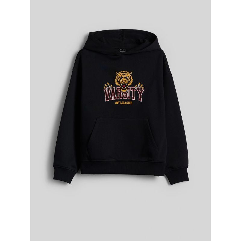 4F Loose-Fit Boys’ Hooded Sweatshirt 158/164 gyerek kapucnis pulóver 4FJRAW26TSWSM3196-20S