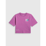 Loose T-shirt with a girl's print 4F 4FJRSS26TTSHF3827-51S 158/164 gyerek póló