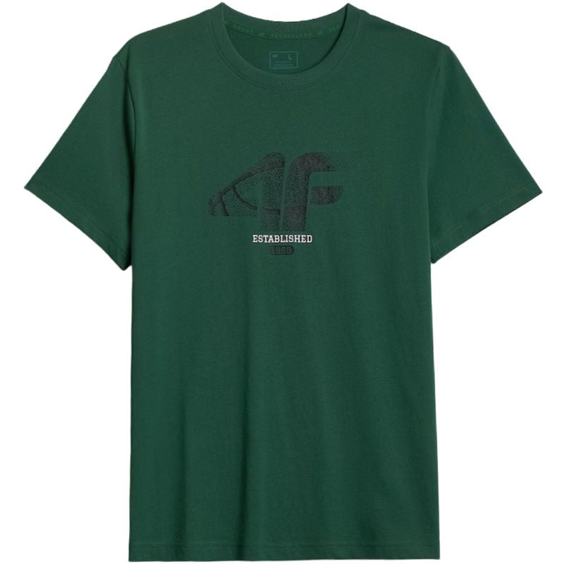4F M3558 T-shirt, 41S férfi póló, zöld