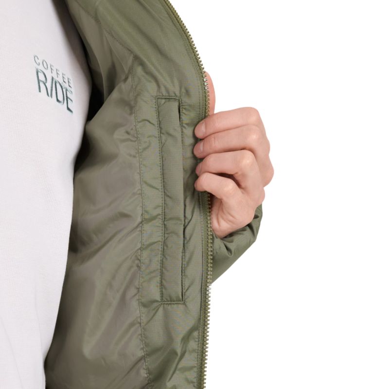4f Men's down jacket khaki férfi 4FRAW25TDJAM070843S