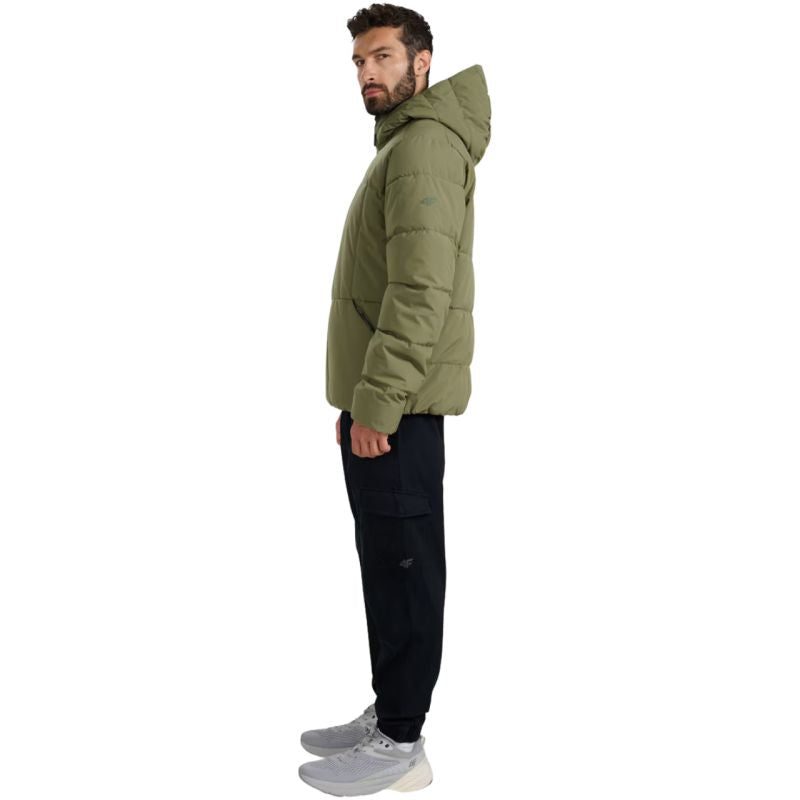 4f Men's down jacket khaki férfi 4FWAW25TDJAM071043S