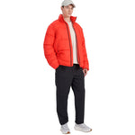 4f Men's down jacket red férfi 4FRAW25TDJAM070762S