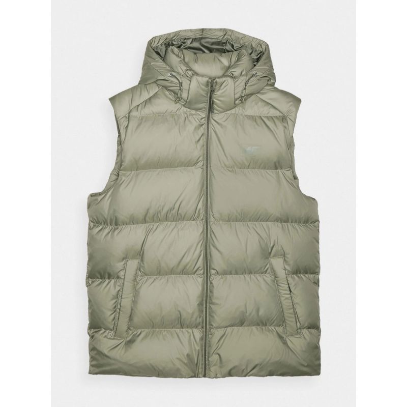 Men's down vest with natural filling 4F férfi mellény 4FWAW24TVJAM148-43S