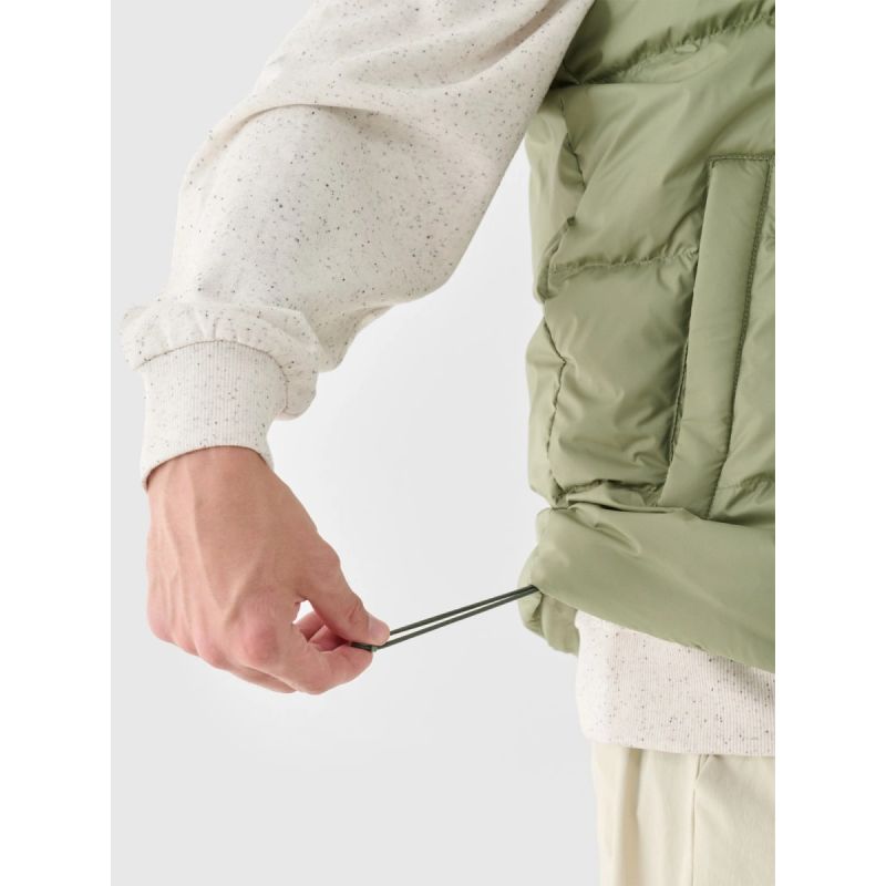 Men's down vest with natural filling 4F férfi mellény 4FWAW24TVJAM148-43S