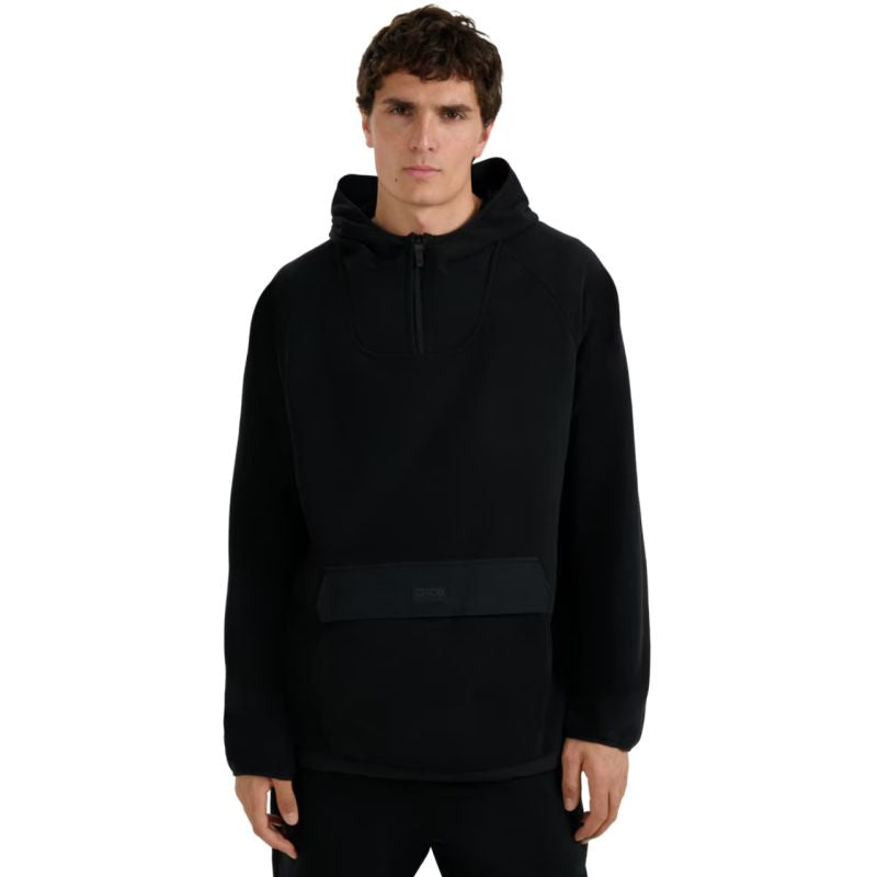 4f Men's fleece sweatshirt M427 deep black férfi 4FWAW25TFLEM42720S