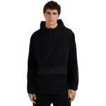 4f Men's fleece sweatshirt M427 deep black férfi 4FWAW25TFLEM42720S