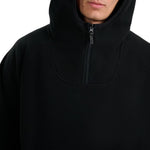4f Men's fleece sweatshirt M427 deep black férfi 4FWAW25TFLEM42720S