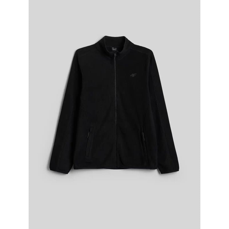 4F Men's fleece with stand-up collar, zip-up, 5xl férfi polár pulóver 4FWMM00TFLEM489-20S