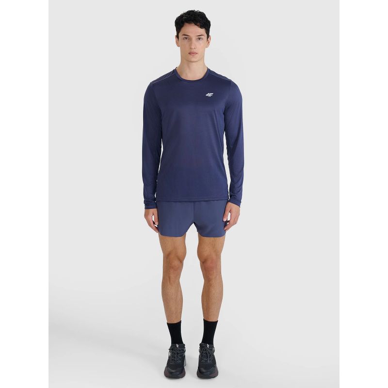 4F Men's quick-drying running longsleeve 4FWSS25TFLOM326-22S