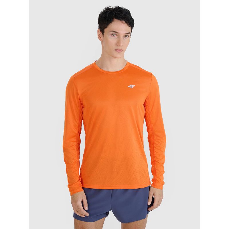 4F Men's quick-drying running longsleeve 4FWSS25TFLOM326-70S