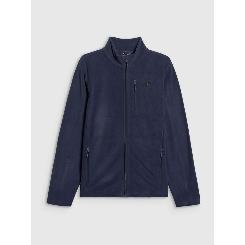 4F Men’s Regular-Fit Fleece with Stand Collar 2xl polár pulóver 4FRMM00TFLEM435-31S