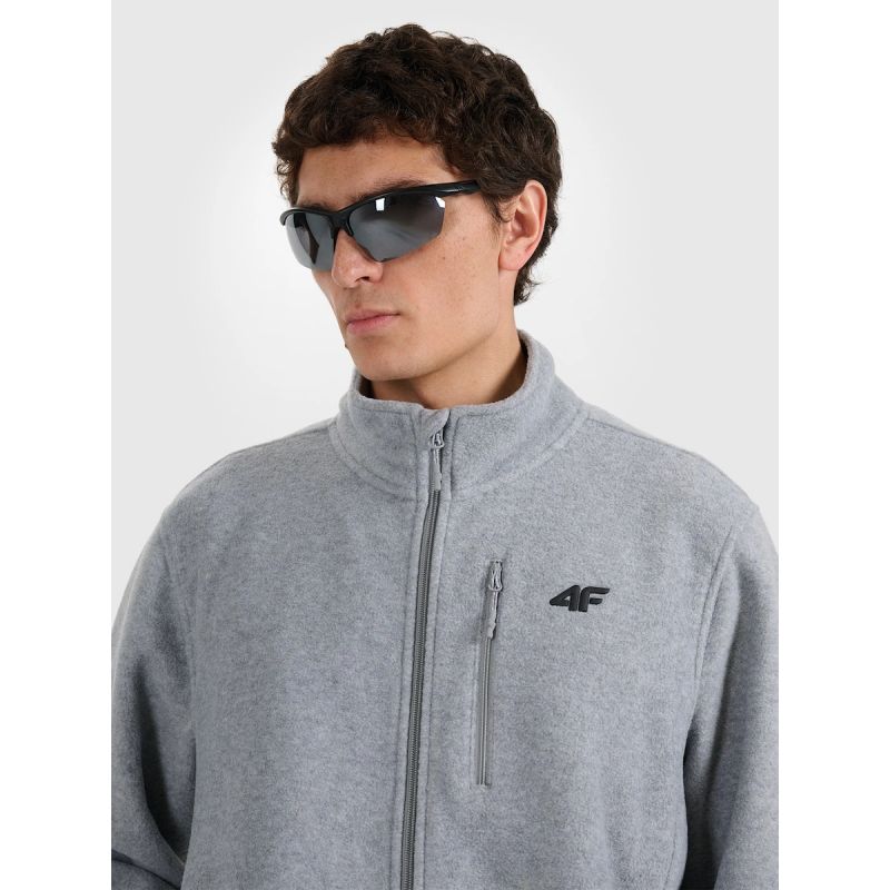 4F Men’s Regular-Fit Fleece with Stand-Up Collar 3xl dzseki 4FRMM00TFLEM435-27M