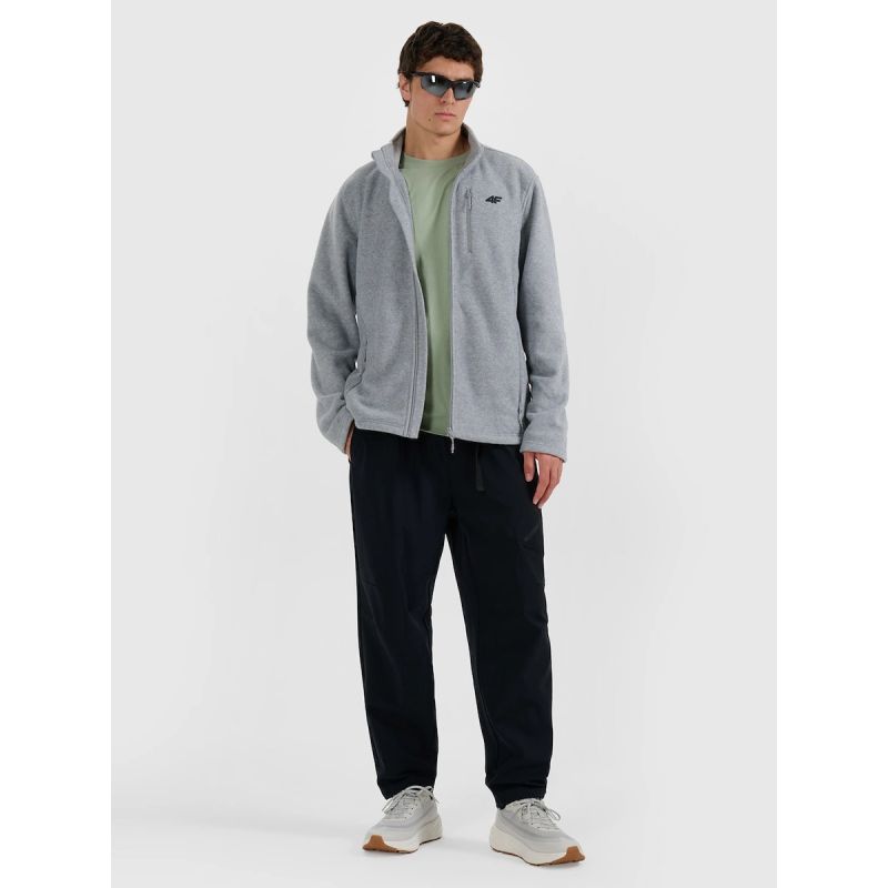 4F Men’s Regular-Fit Fleece with Stand-Up Collar 3xl dzseki 4FRMM00TFLEM435-27M