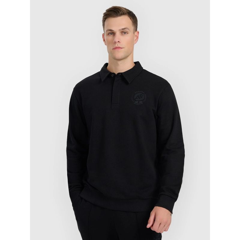 4F Men’s Regular-Fit Sweatshirt with Collar pulóver