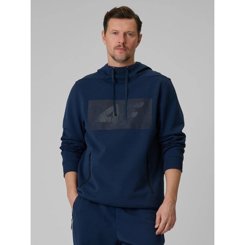 4F Men's regular hooded sweatshirt férfi pulóver 4FRSS26TSWSM2975-31S