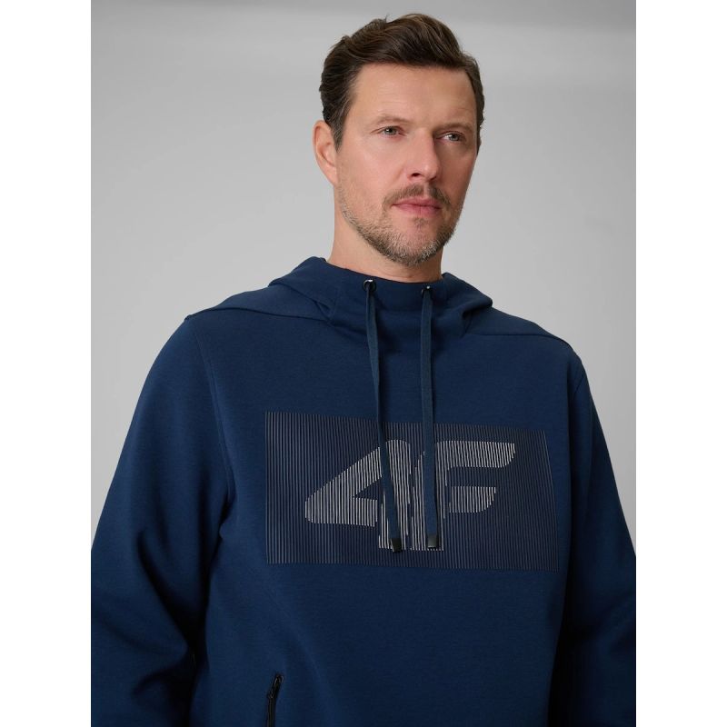 4F Men's regular hooded sweatshirt férfi pulóver 4FRSS26TSWSM2975-31S