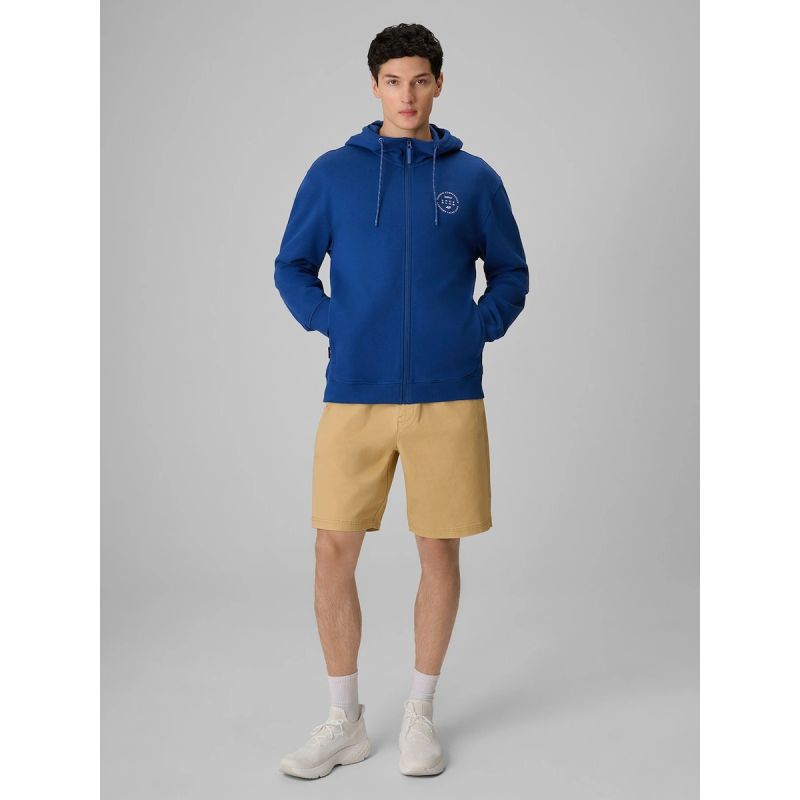 4F Men's regular hooded sweatshirt férfi pulóver 4FRSS26TSWSM2978-033S