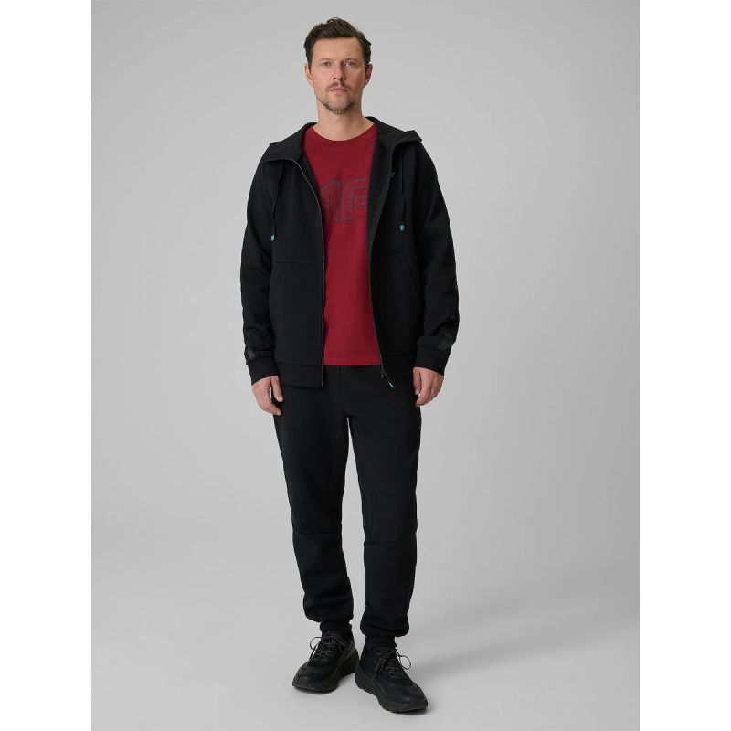 4F Men's regular hooded sweatshirt férfi pulóver